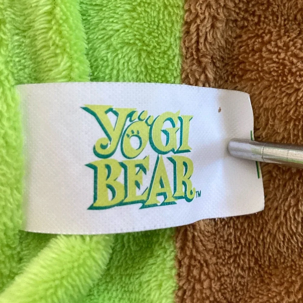 Yogi Bear Lovey Security Blanket Plush Brown Green Leisure Systems HB - Picture 7 of 8
